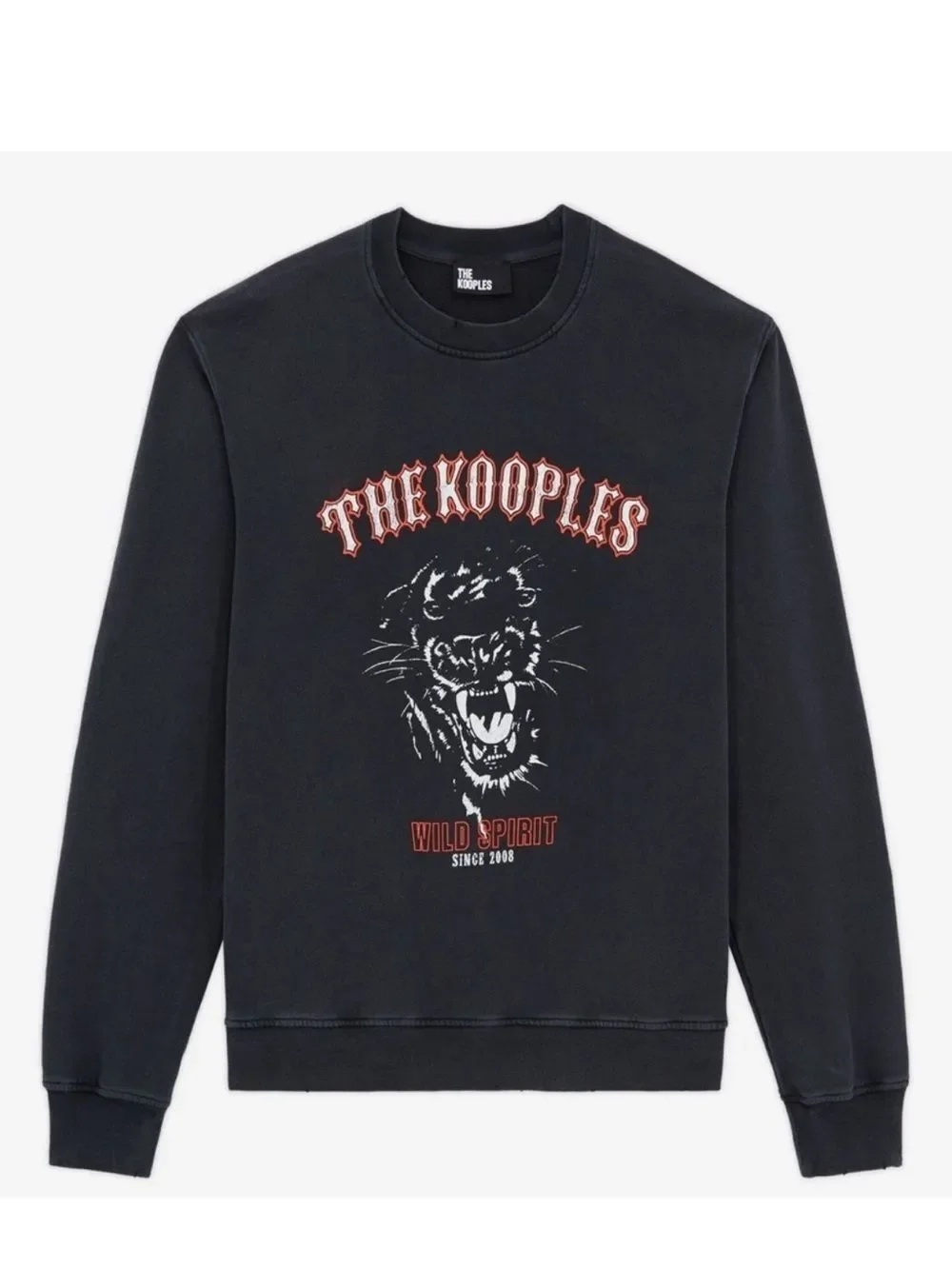 $215 The Kooples The Kooples Black Panther Graphic Sweater NWT SMALL UNISEX